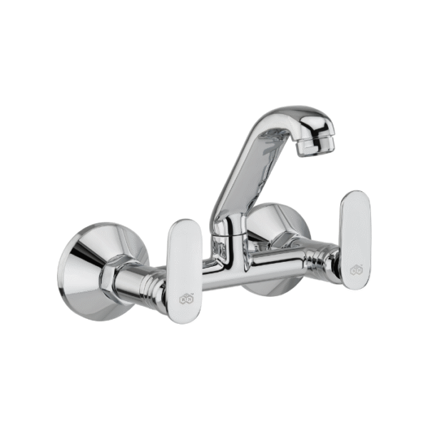Sink Mixer With Swinging Spout