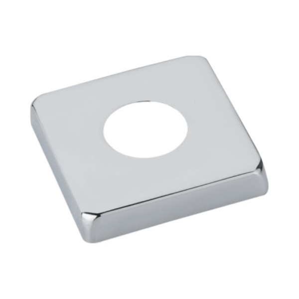 CP WaII Flange Square Brass